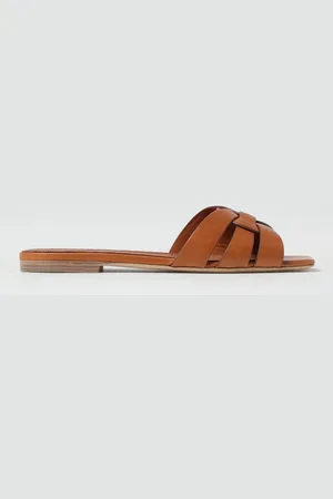 Saint Laurent Flat Sandals Woman color