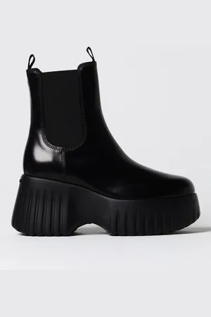 Hogan Flat Ankle Boots Woman color