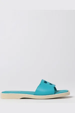Hogan H638 slides in smooth leather