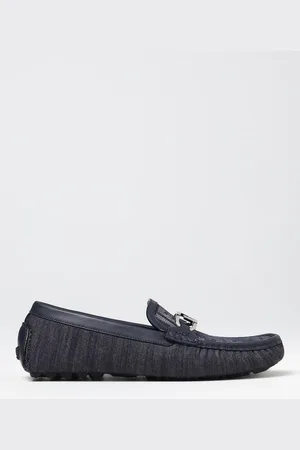 Fendi Lock moccasins in with jacquard FF monogram