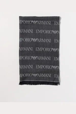 Emporio Armani Scarf in virgin wool blend