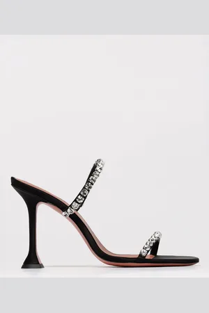 Amina Muaddi Heeled Sandals Woman color