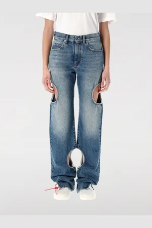 OFF-WHITE Jeans Woman color