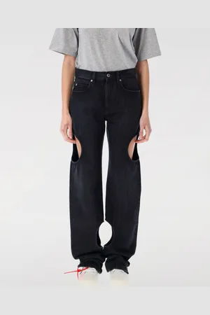 OFF-WHITE Jeans Woman color