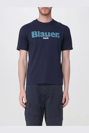 Blauer T-Shirt Men color