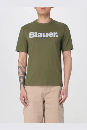 Blauer T-Shirt Men color