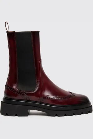 santoni Flat Ankle Boots Woman color