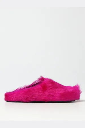Marni Sabots in fur