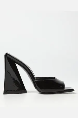 The Attico Devon mules in patent leather