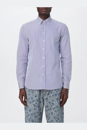 Etro Shirt in striped poplin