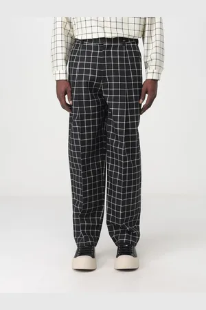 Marni Pants in virgin wool with check pattern