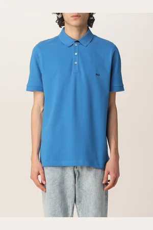 FAY Stretch cotton polo shirt with logo