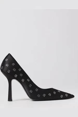 Alexander Wang Delphine pumps in satin with all over rhinestones