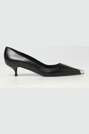 Alexander McQueen Punk pumps in leather with kitten heel