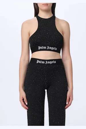 Palm Angels Top in stretch fabric with sequins