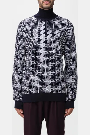 Balmain Sweater in wool and linen blend