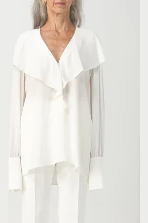 Max Mara Blouse in silk with ruffles