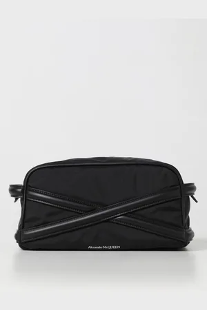 Alexander McQueen Harness beauty case in nylon and leather
