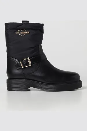 Moschino Flat Ankle Boots Woman color