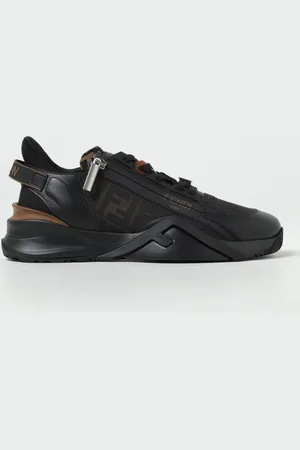 Fendi Flow sneakers in leather and fabric with monogram