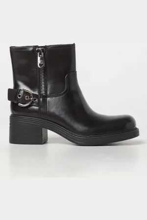 Pinko Flat Ankle Boots Woman color