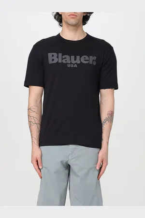 Blauer T-Shirt Men color