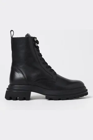 Hogan Flat Ankle Boots Woman color