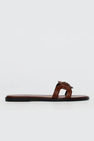 VERSACE Flat Sandals Woman color