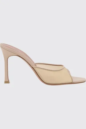 Amina Muaddi Heeled Sandals Woman color