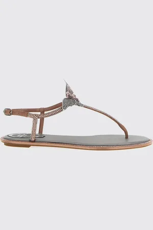 RENE CAOVILLA Flat Sandals Woman color