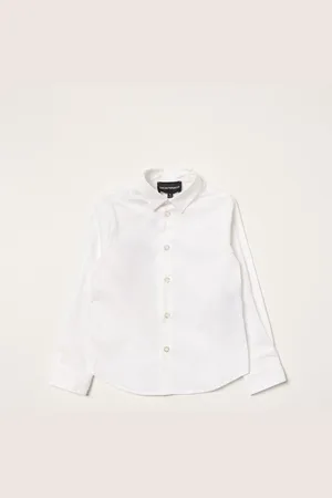 Emporio Armani Shirt in poplin with eagle
