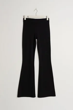 Straight tall trousers - Black - Women - Gina Tricot
