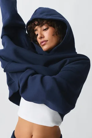 Gina Tricot Basic original hoodie - hupparit - Sininen - XL - Naiset