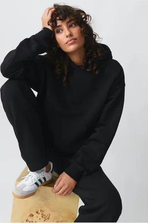 Gina Tricot Basic original hoodie - hupparit - Musta - XL - Naiset