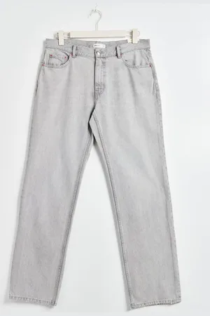 Gina Tricot Low straight tall jeans - low-straight-jeans - Harmaa - 44 - Naiset