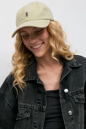Gina Tricot Washed cotton cap - lippikset - beige - ONESIZE - Naiset