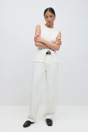 Gina Tricot Baggy jeans - Baggy & loose jeans - Valkoinen - 44 - Naiset