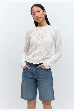 Gina Tricot Denim jorts - Farkkushortsit - Sininen - 44 - Naiset
