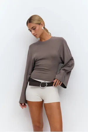 Gina Tricot Basic micro short biker - basic-biker-shorts - beige - XL - Naiset
