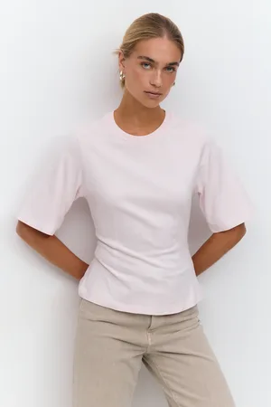 Gina Tricot Fitted tee - topit & paidat - Pinkki - XL - Naiset