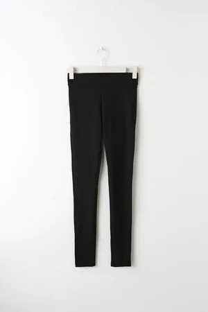 Gina Tricot Punto di roma leggings - Leggingsit - Musta - XXS - Naiset