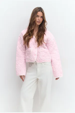 Gina Tricot Quilted jacket - takit - Pinkki - XL - Naiset
