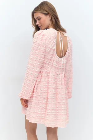 Gina Tricot Open back dress - minimekot - Pinkki - XL - Naiset