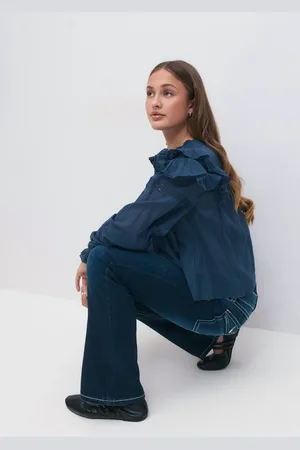 Gina Tricot Y boho lace blouse - yläosat - Sininen - 170 - Tyttö