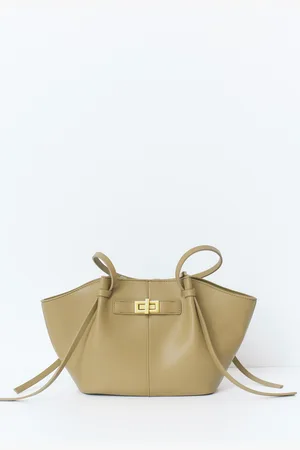 Gina Tricot Midi long strap bag - käsilaukut - beige - ONESIZE - Naiset