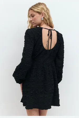 Gina Tricot Open back dress - minimekot - Musta - XL - Naiset