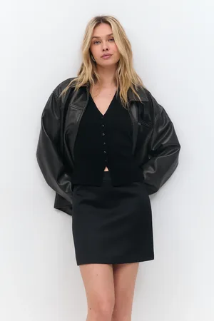 Gina Tricot Mini skirt - minihameet - Musta - 42 - Naiset