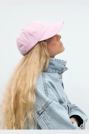 Gina Tricot Washed cotton cap - lippikset - Pinkki - ONESIZE - Naiset
