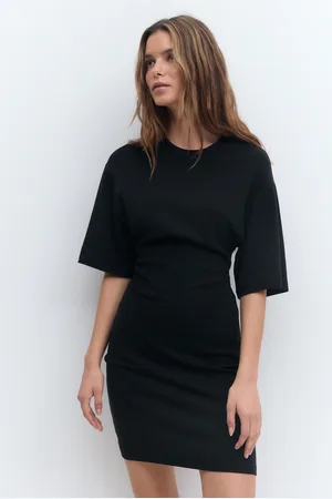 Gina Tricot Tee dress - minimekot - Musta - XL - Naiset