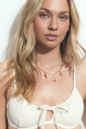 Gina Tricot Charm necklace - Kaulakoru - Kulta - ONESIZE - Naiset